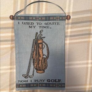 Golf Themed Wall Hanging Decor